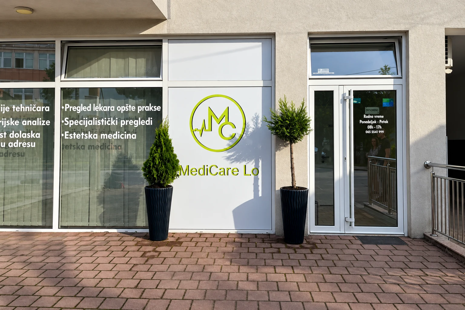 Ulaz u MediCare Lo ordinaciju u Loznici