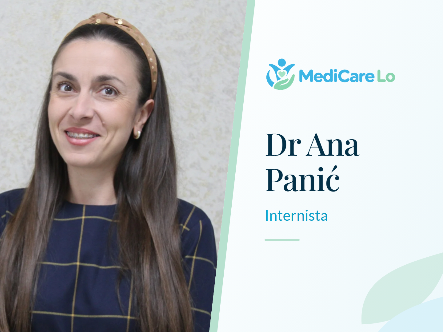 Dr Ana Panić — internista